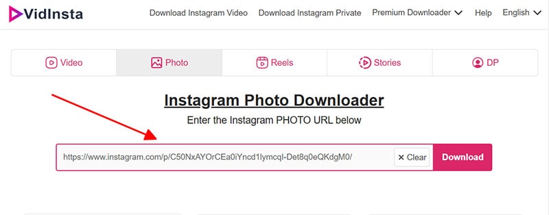 open instagram photo downloader